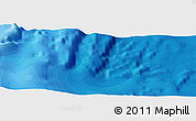 Political Panoramic Map of the area around 12° 22' 13" S, 160° 34' 29" W
