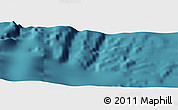 Satellite Panoramic Map of the area around 12° 22' 13" S, 160° 34' 29" W