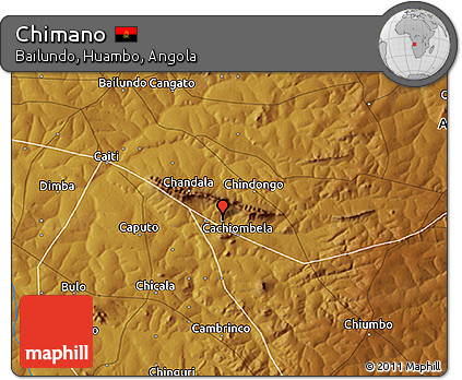 Physical 3D Map of Chimano
