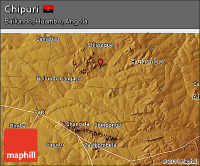Physical 3D Map of Chipuri