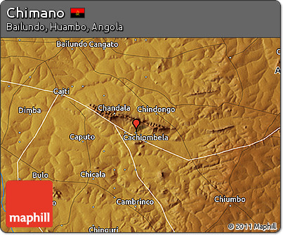 Physical 3D Map of Chimano