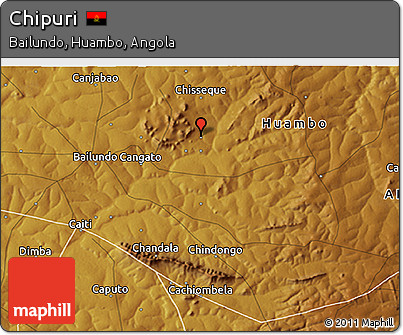 Physical 3D Map of Chipuri
