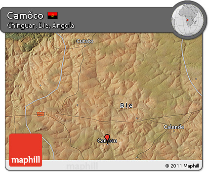 Satellite 3D Map of Camõco