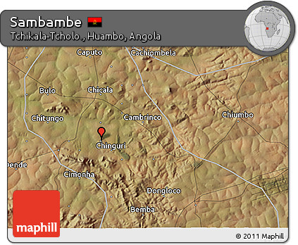 Satellite 3D Map of Sambambe
