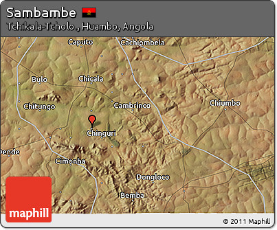 Satellite 3D Map of Sambambe