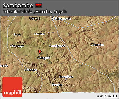 Satellite 3D Map of Sambambe