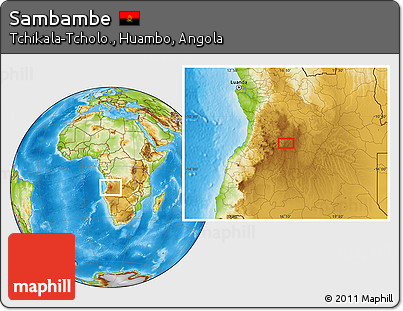 Physical Location Map of Sambambe