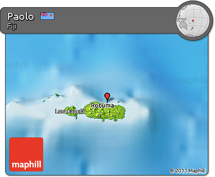 Physical 3D Map of Paolo