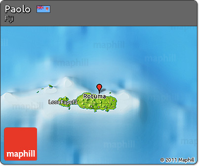 Physical 3D Map of Paolo