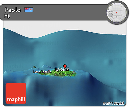 Satellite Panoramic Map of Paolo