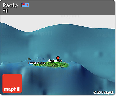 Satellite Panoramic Map of Paolo