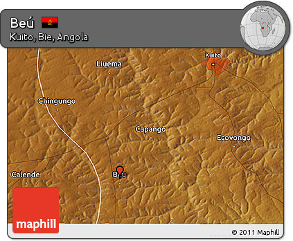 Physical 3D Map of Beú