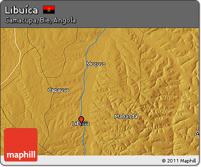 Physical 3D Map of Libuíca
