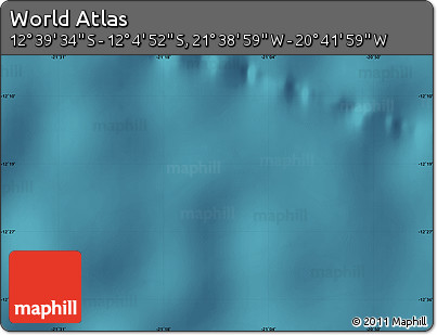 Satellite Map of the Area around 12° 22' 13" S, 21° 10' 29" W