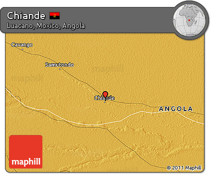 Physical 3D Map of Chiande