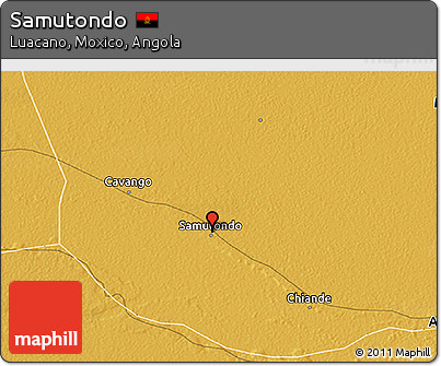 Physical 3D Map of Samutondo