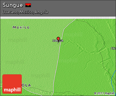 Political 3D Map of Sungue
