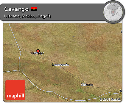Satellite 3D Map of Cavango