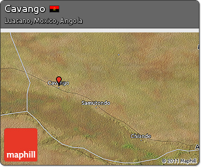 Satellite 3D Map of Cavango