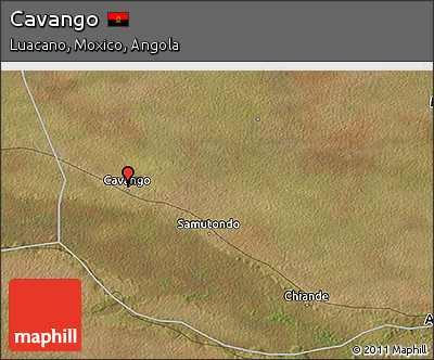 Satellite 3D Map of Cavango