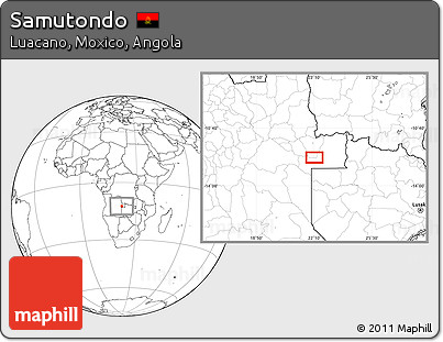 Blank Location Map of Samutondo