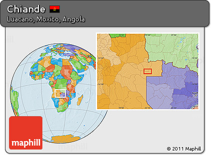 Political Location Map of Chiande