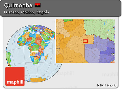 Political Location Map of Quimonha