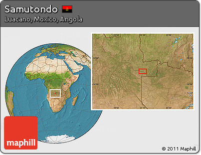 Satellite Location Map of Samutondo