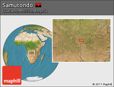 Satellite Location Map of Samutondo