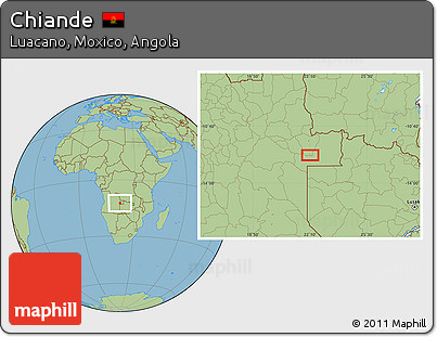 Savanna Style Location Map of Chiande