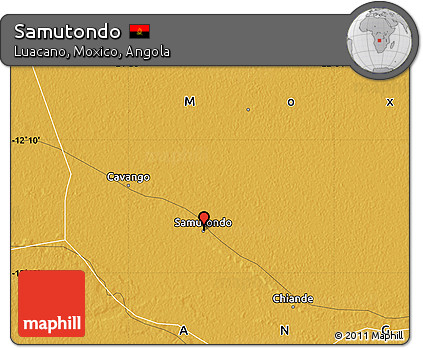 Physical Map of Samutondo