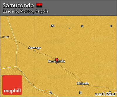 Physical Map of Samutondo