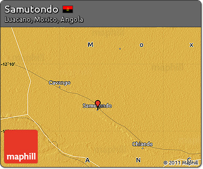 Physical Map of Samutondo