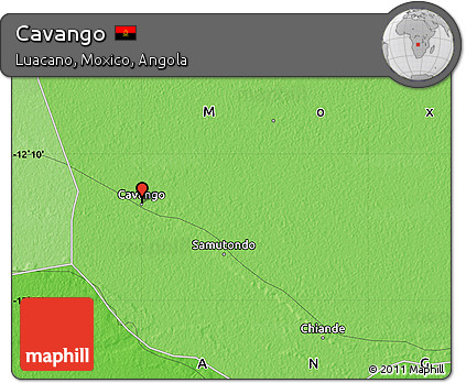 Political Map of Cavango