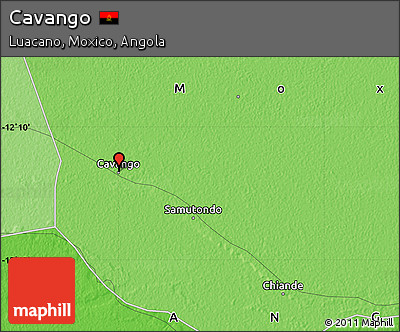Political Map of Cavango