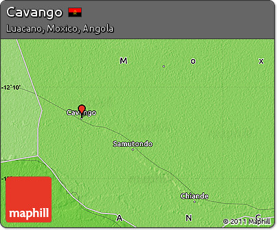Political Map of Cavango