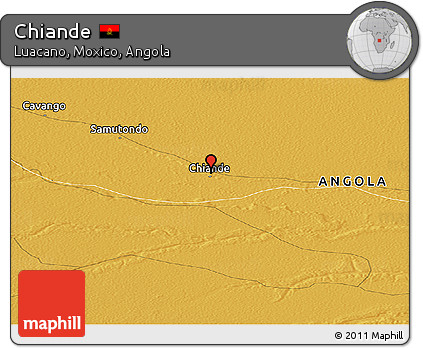 Physical Panoramic Map of Chiande