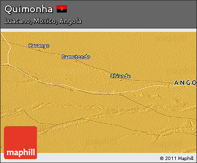 Physical Panoramic Map of Quimonha