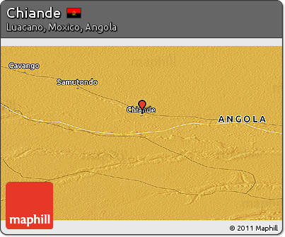 Physical Panoramic Map of Chiande