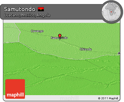 Political Panoramic Map of Samutondo