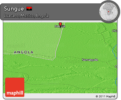 Political Panoramic Map of Sungue
