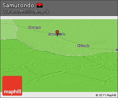 Political Panoramic Map of Samutondo
