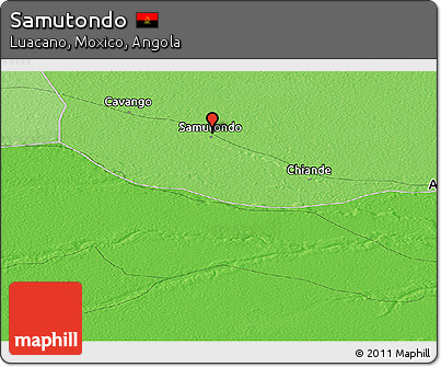 Political Panoramic Map of Samutondo
