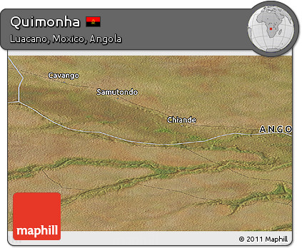 Satellite Panoramic Map of Quimonha