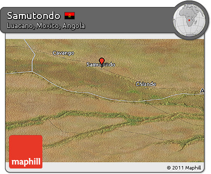 Satellite Panoramic Map of Samutondo