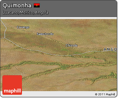 Satellite Panoramic Map of Quimonha