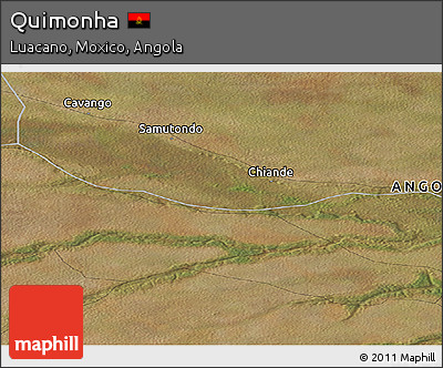 Satellite Panoramic Map of Quimonha