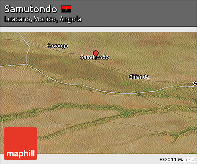 Satellite Panoramic Map of Samutondo