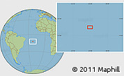Savanna Style Location Map of the area around 12° 22' 13" S, 22° 1' 29" W