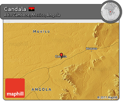 Physical 3D Map of Candala